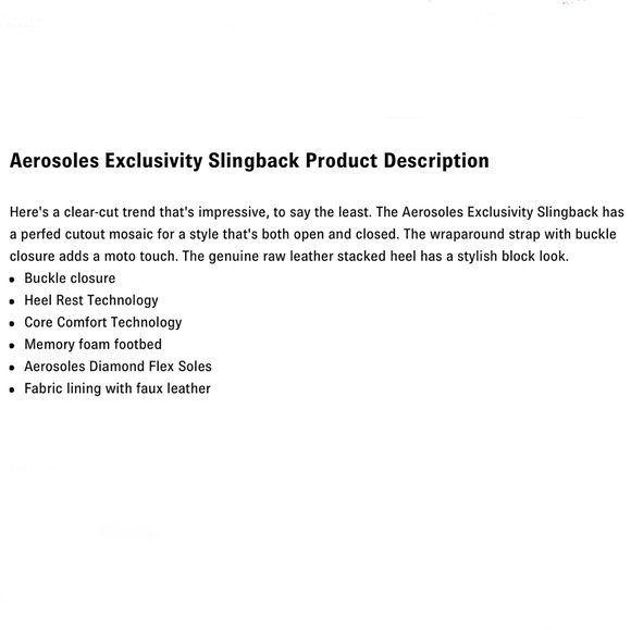 $99 NWT! Aerosoles Exclusivity Slingback Booties - Picture 6 of 7